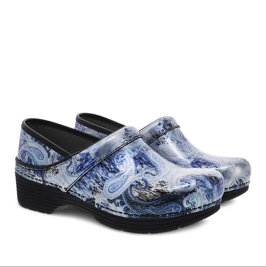 Dansko Lt Pro Paisley Patent Clog HBE-5868 – The Happy Shoe Shop