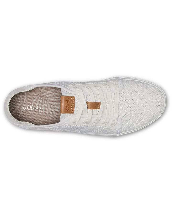 Olukai Pehuea Li Lace up White