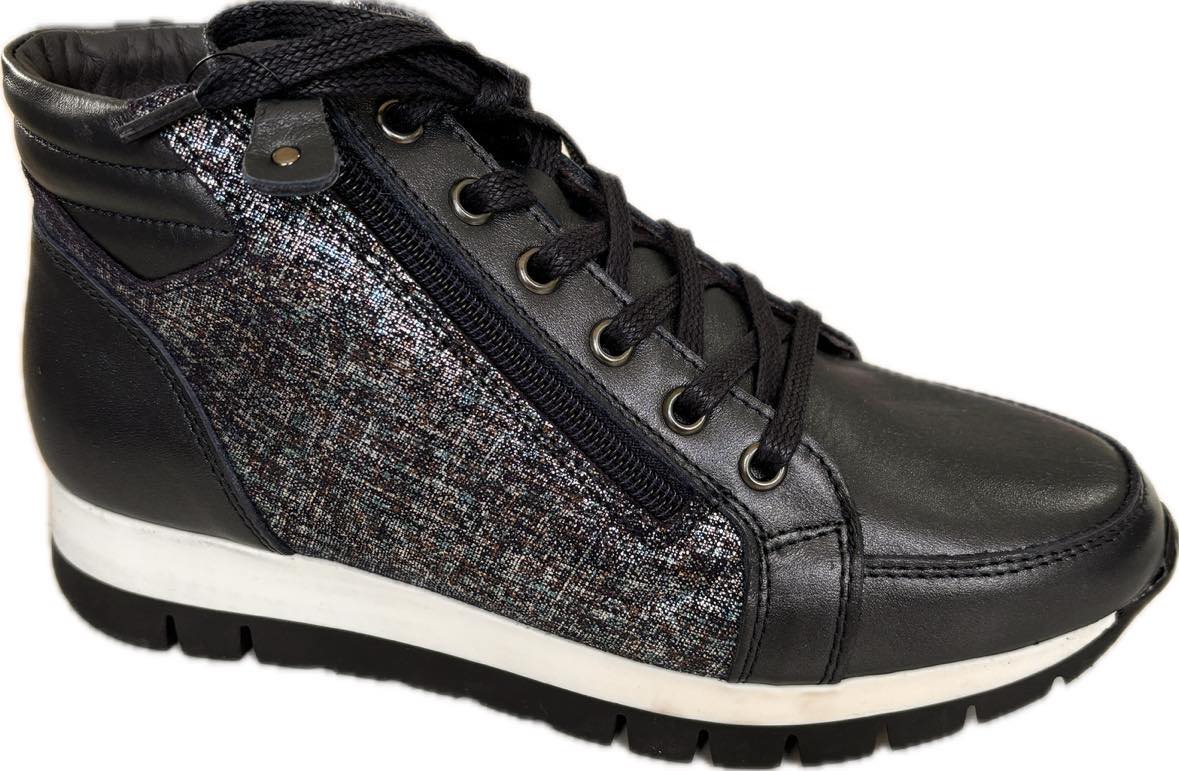 Kiarflex Kuddly Ankle Sneaker Navy