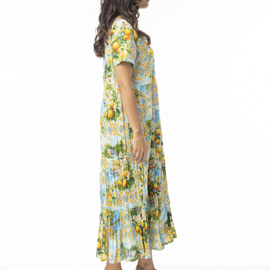 Orientique Amalfi Dress Layers Square Neckline