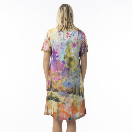 Orientique Digital Print Shift Dress