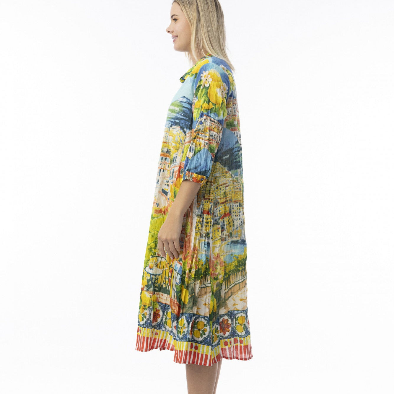 Orientique Amalfi Collared Dress