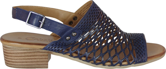 Cabello Alaca Heeled Sandal Navy