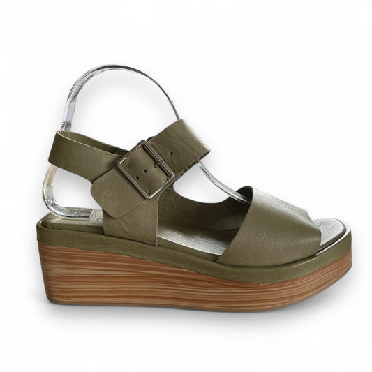 Le Sansa True Platform Sandal Sage/Kiwi