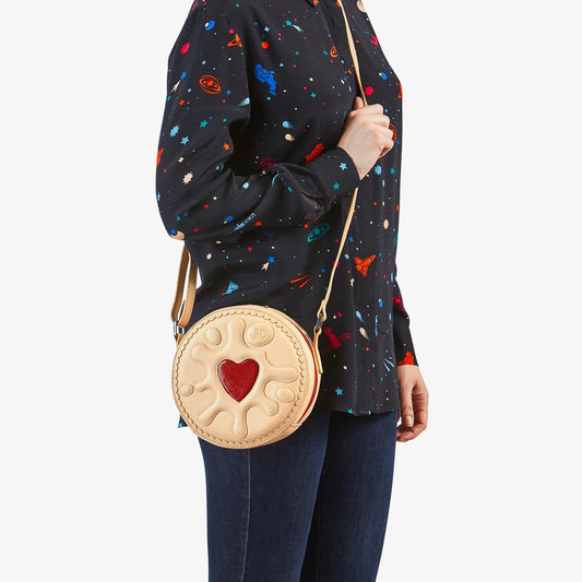 Yoshi Jammie Dodger Biscuit Cream Cross Body Bag