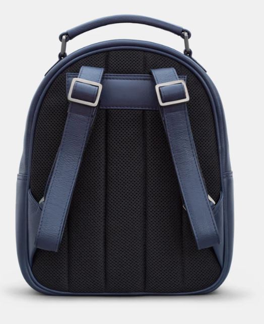 Yoshi Leather Jane Austen Back Pack Navy