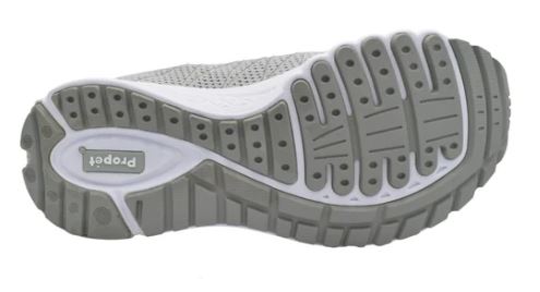 Propet Mens Tour Knit Walker Triple Black