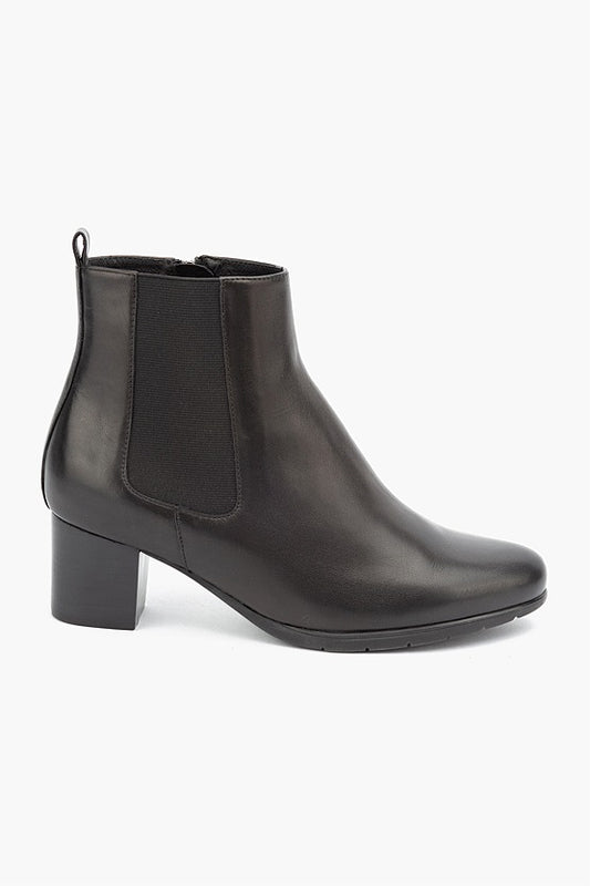 Klouds Myrtle Heeled Zip Boot Black