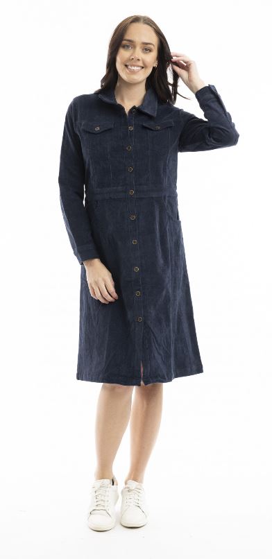 Orientique Cord Solid Button Dress The Happy Shoe Shop Orientique Cord Solid Button Dress The Happy Shoe Shop