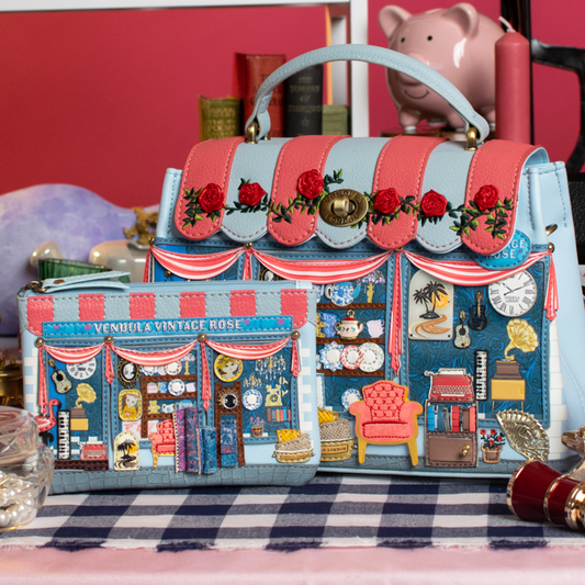 Vendula London Vintage Rose Key Coin Purse