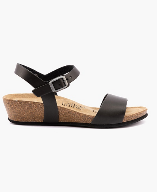 Silver Lining Latina Sandal Black