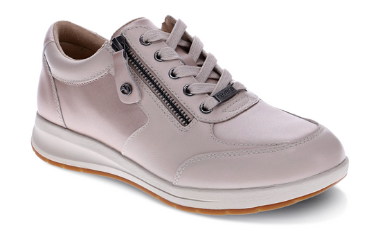 Revere Boston Zip Sneaker - Champagne