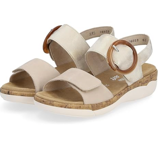 REMONTE by Rieker R6853 Buckle Sandal