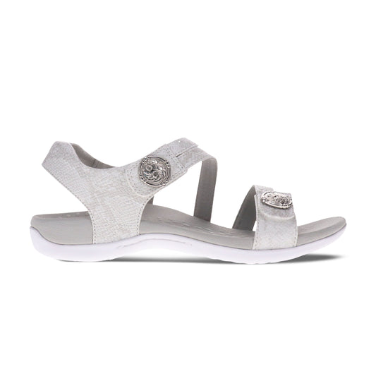 Scholl Arianna Sandal Shimmer White