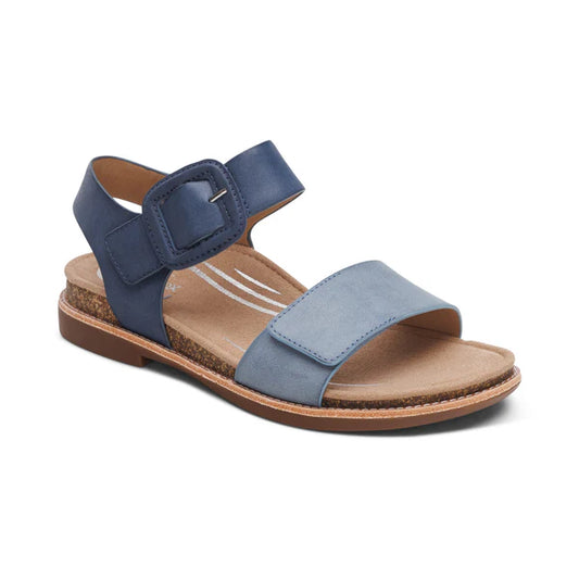 Aetrex Claire Quarter Strap Sandal