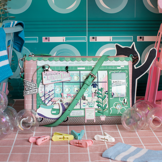 Vendula London Bubble Cat’s Laundromat Kate Bag
