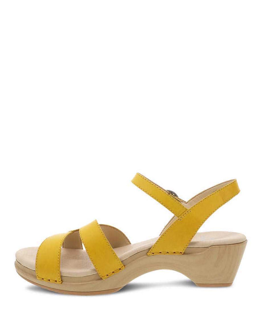 Dansko Karmen Yellow Burnished Calf