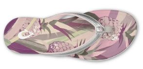 Olukai Ho'opio Hau Thong Pineapple Silver