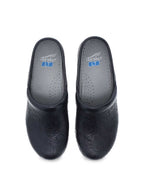 Dansko Lt Pro Black Floral Tooled Clog