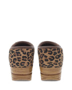Dansko Pro Leopard Suede Clog 