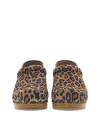 Dansko Pro Leopard Suede Clog 