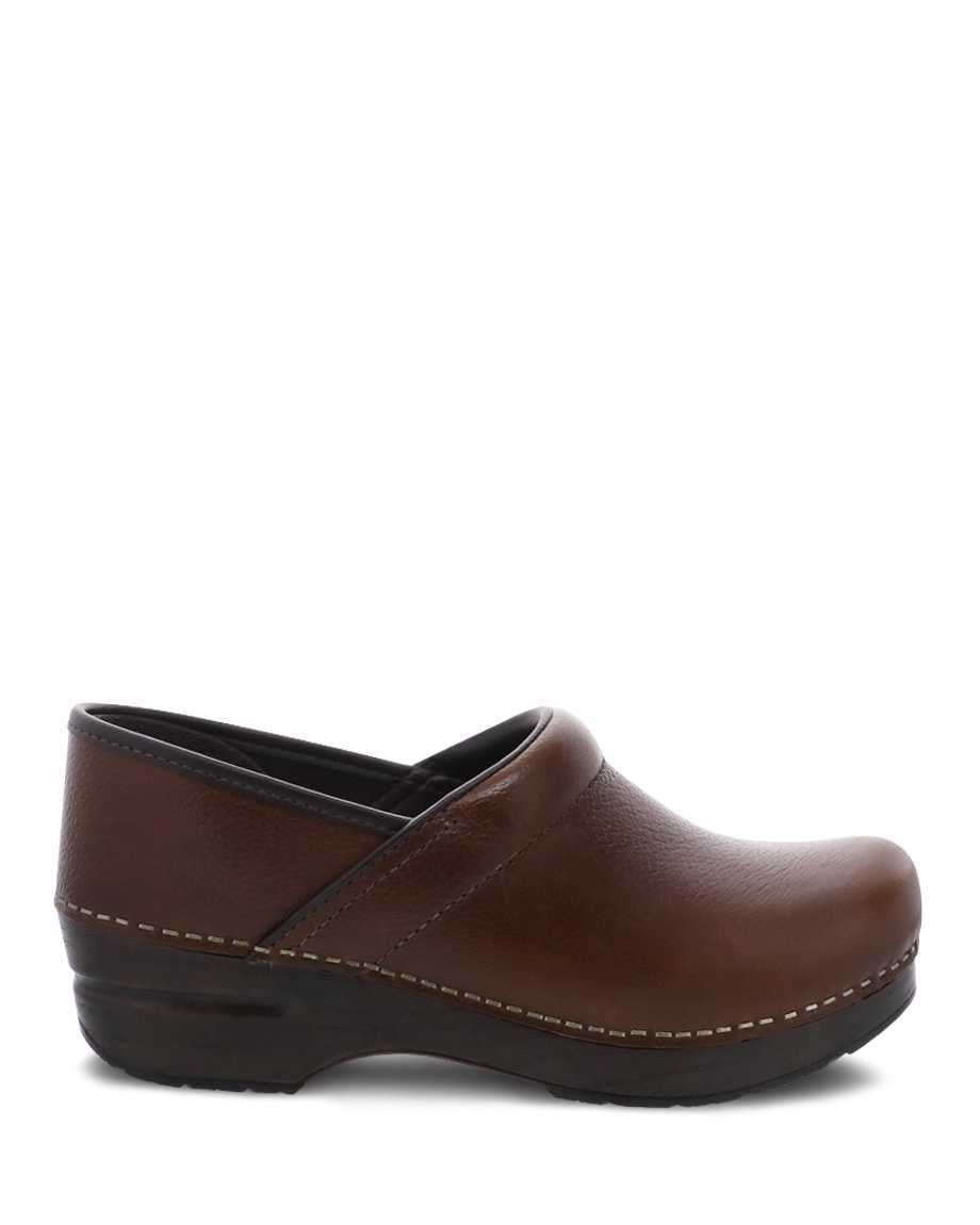 Dansko Pro Tan Tumbled Clog