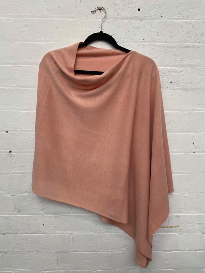 Multi Way Solid Poncho 