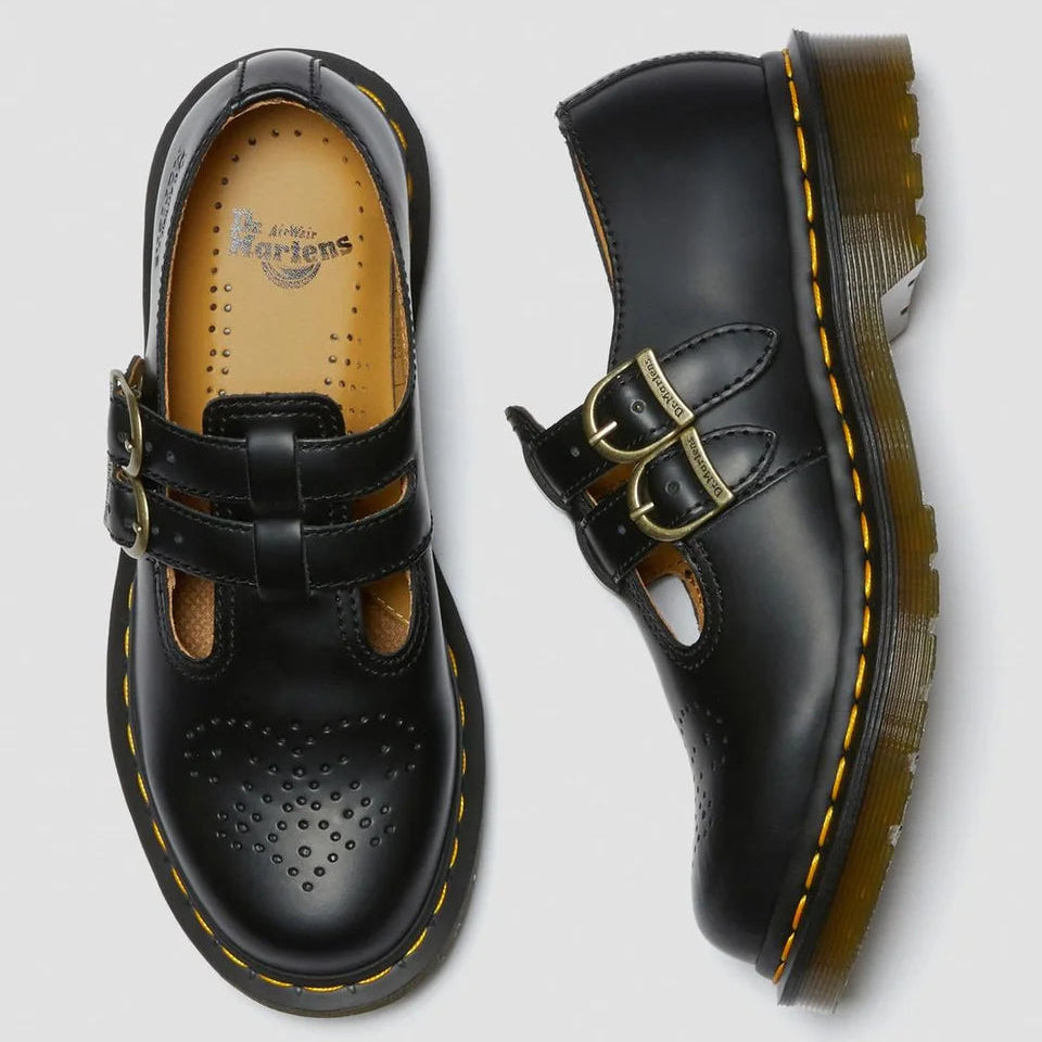 Dr Martens 8065 Mary Jane Black Smooth