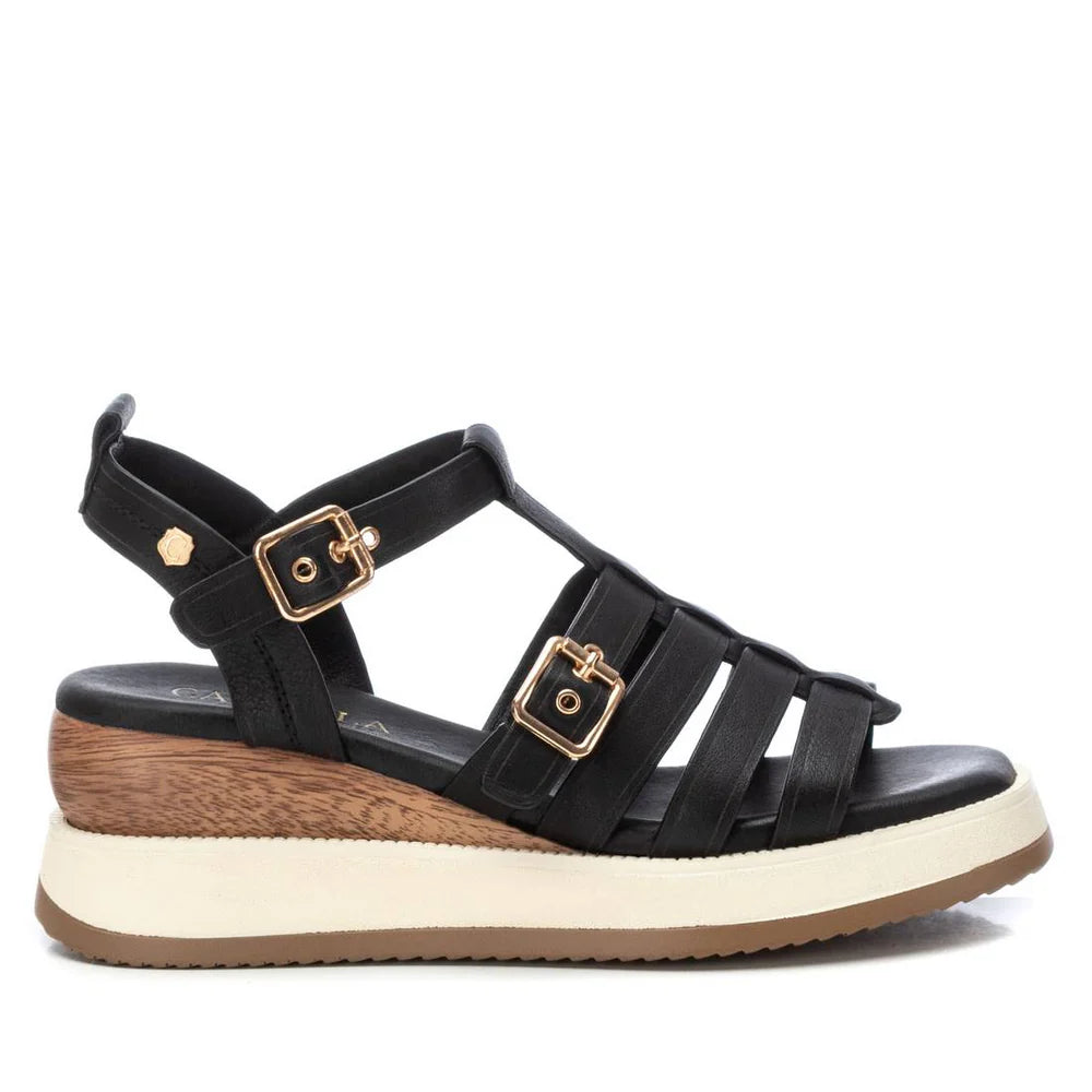 Carmela Multi-Strap Wedge Sandal