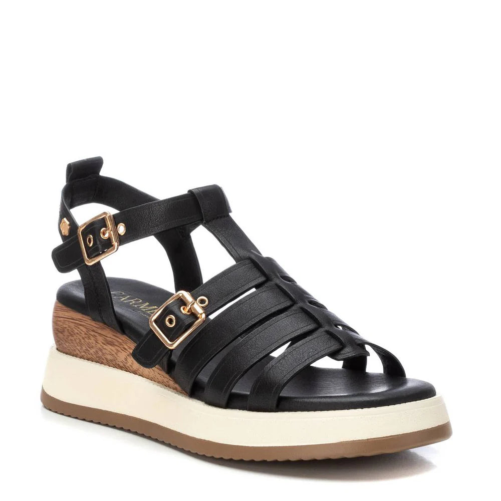 Carmela Multi-Strap Wedge Sandal