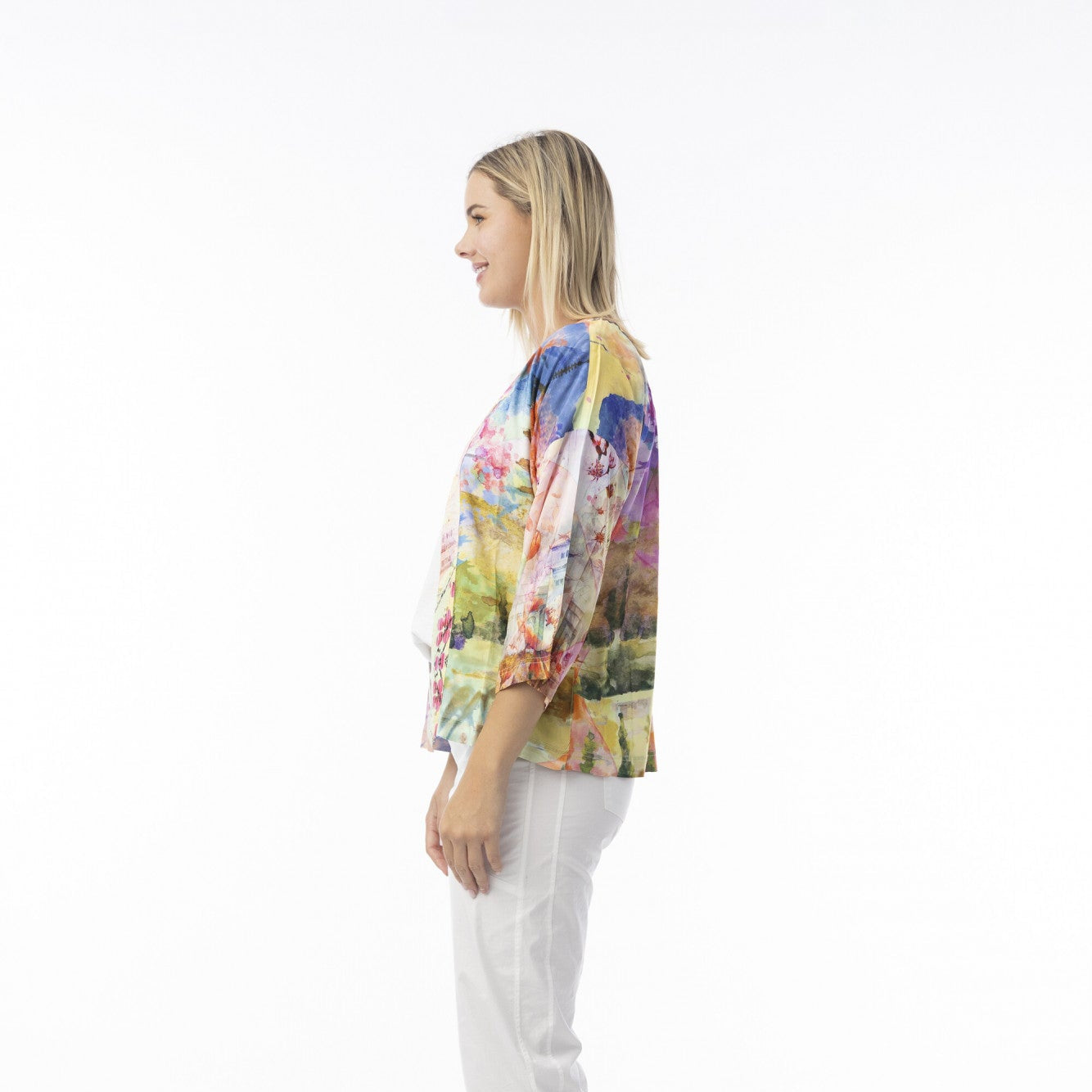 Orientique Digitial Print Boxy Top