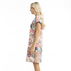 Orientique Luzon Short Sleeve Reversible Shift Dress