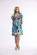 Orientique Casablanca Reversible Short Sleeve Dress