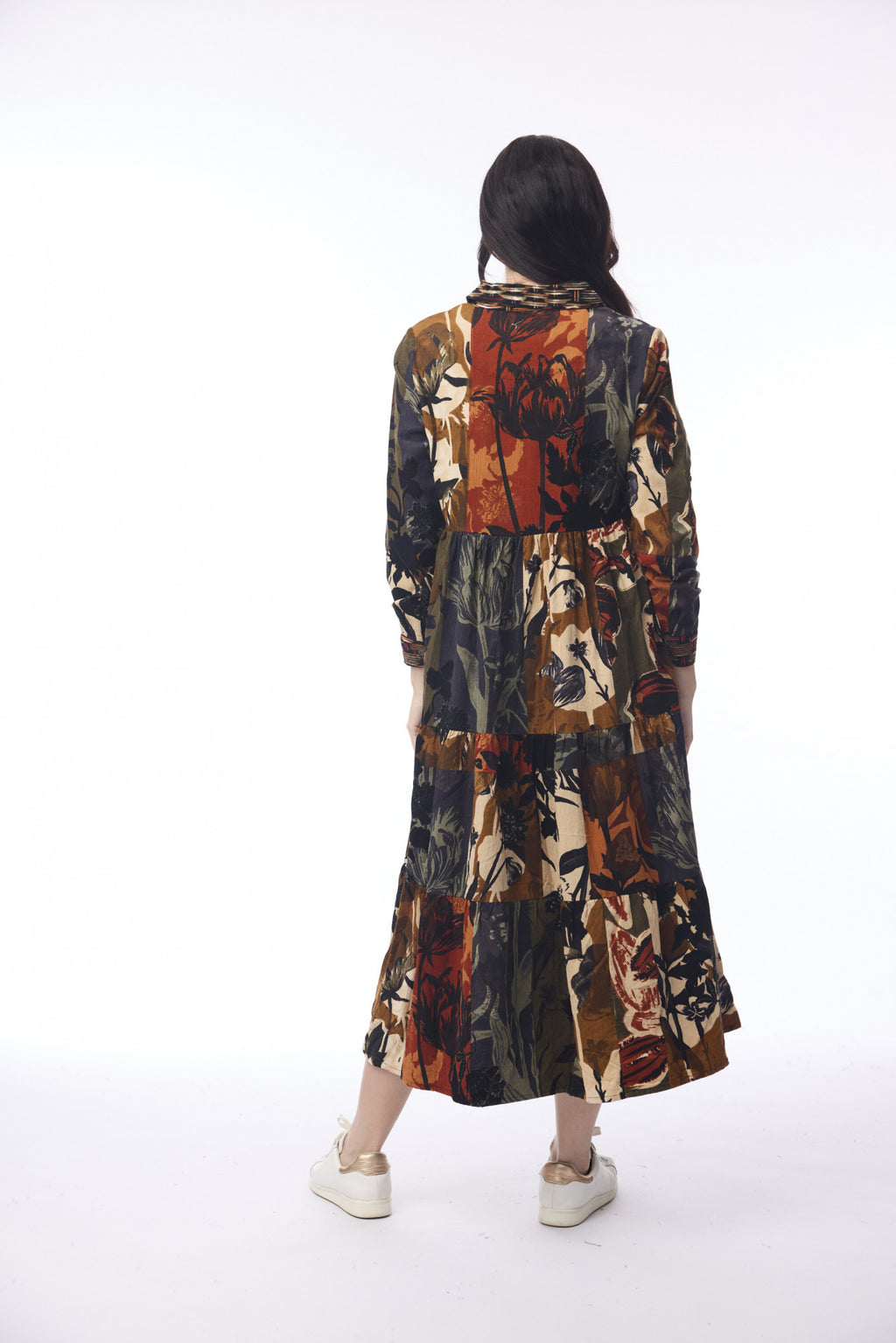 Orientique Dagomba Dress with Collar