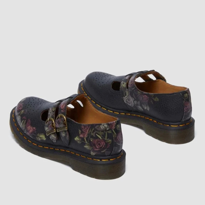 Dr Martens 8065 Mary Jane Tumbled Nappa Decayed Roses