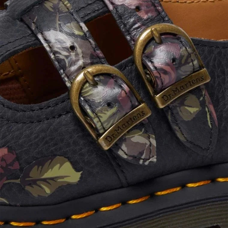 Dr Martens 8065 Mary Jane Tumbled Nappa Decayed Roses