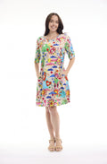 Orientique Escape Camellias Contemporary Dress
