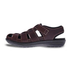 Revere Mens Amsterdam Sandal Whiskey