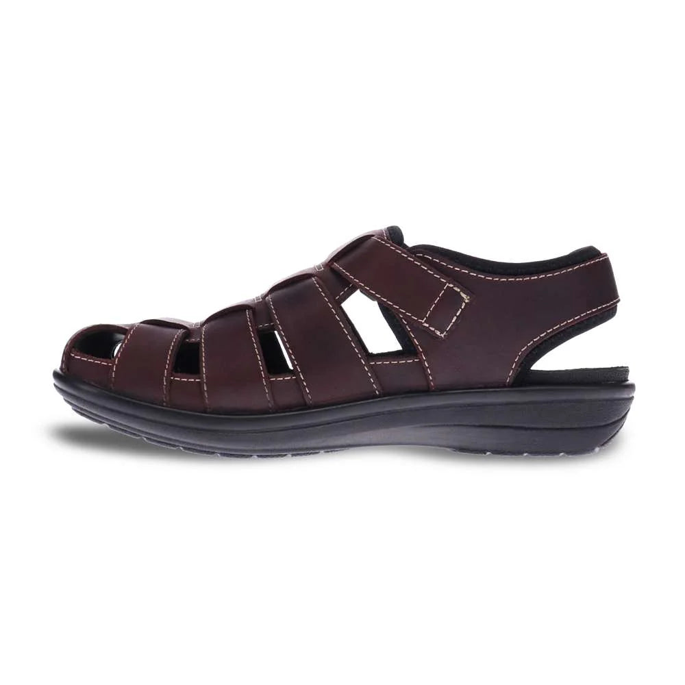 Revere Mens Amsterdam Sandal Whiskey