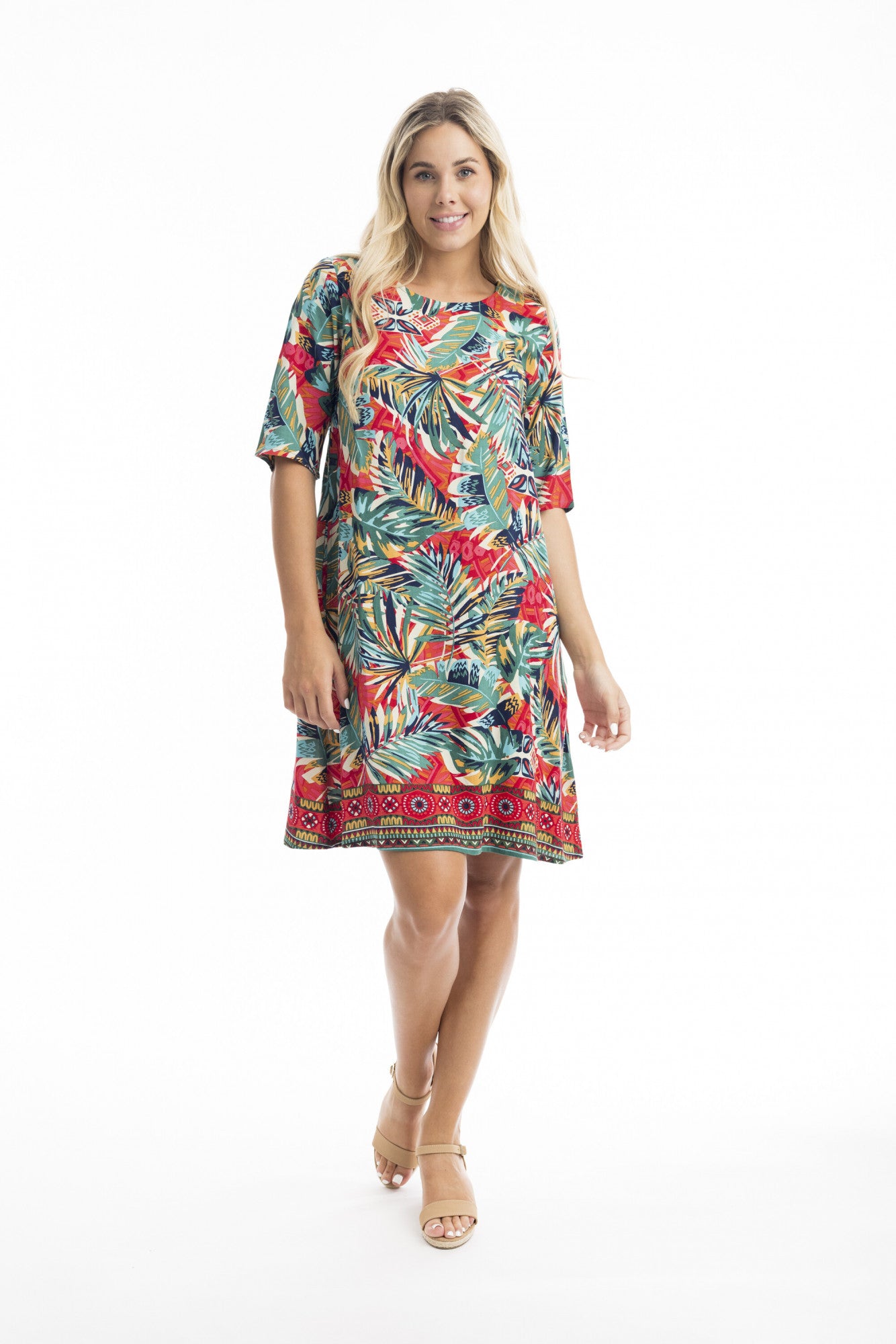 Orientique Rio Short Sleeve Reversible Dress