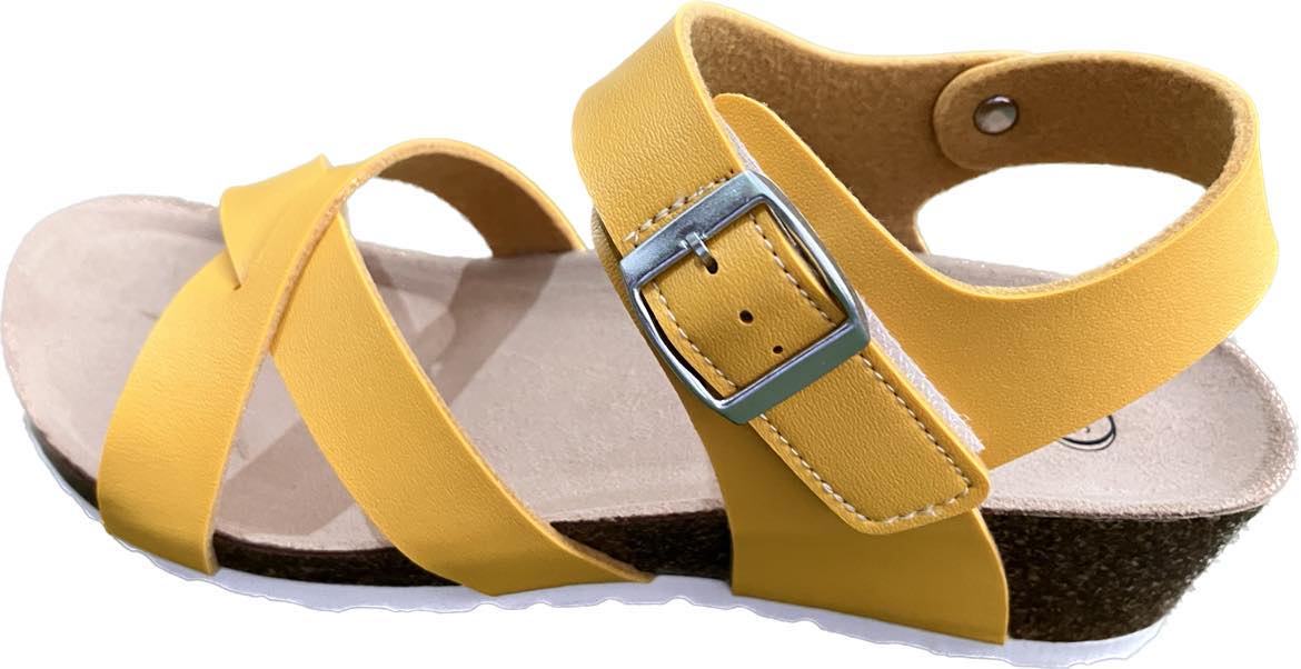 Byron Bay Shoe Co Grace Wedge Yellow 