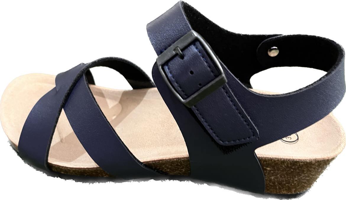 Byron Bay Shoe Co Grace Wedge Navy 