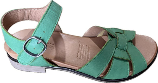 Tesselli Gypsy Sandal Leaf Green
