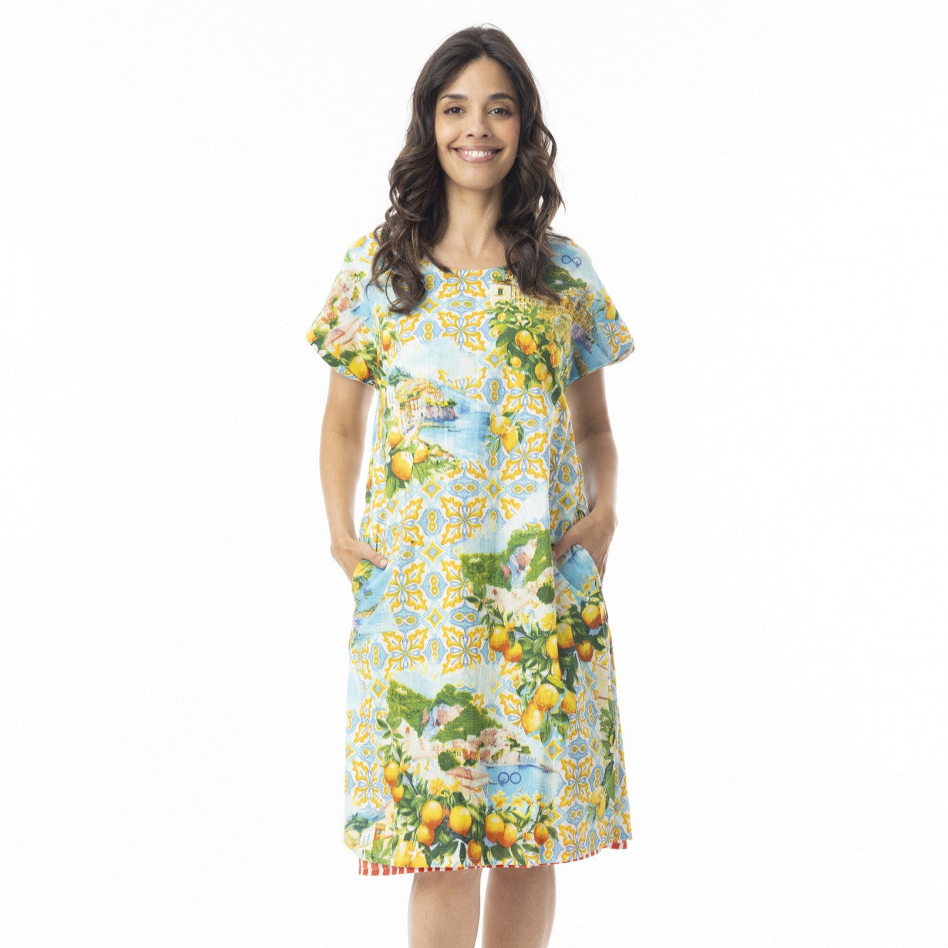 Orientique Amalfi Reversible Short Sleeved Dress