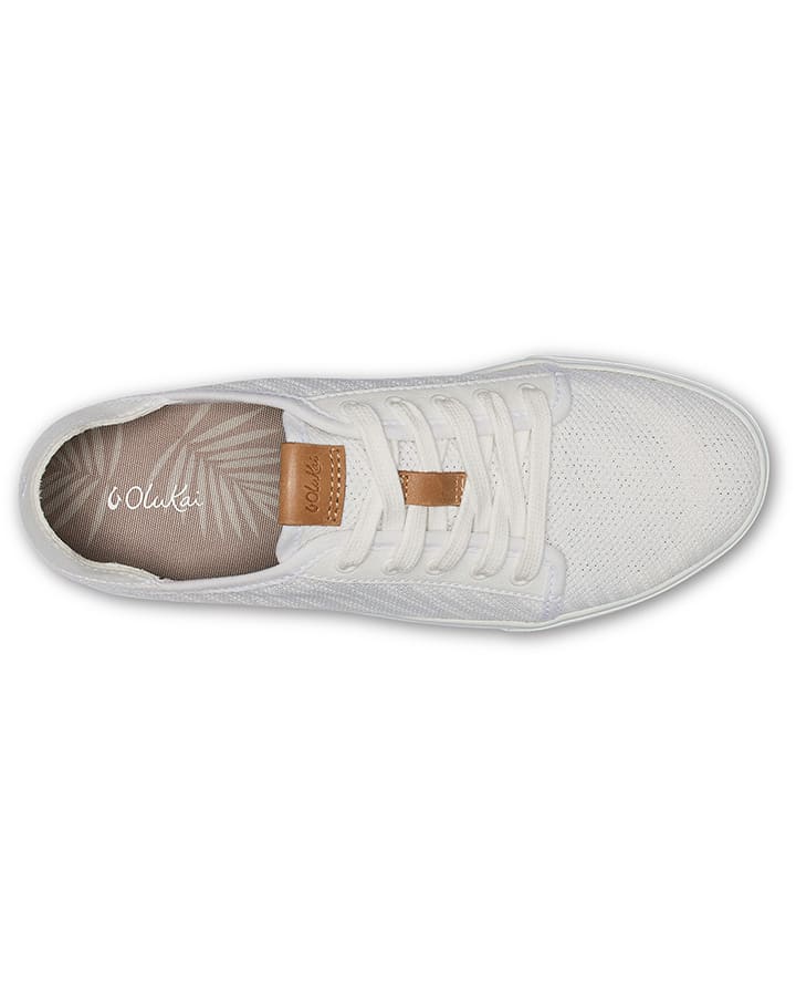 Olukai Pehuea Li Lace up White 