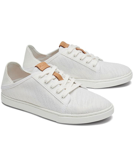 Olukai Pehuea Li Lace up White 