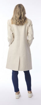 Orientique Solid 3 button Trench Coat Long