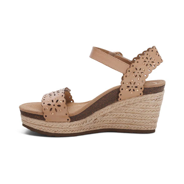 Aetrex Sydney Espadrille Wedge