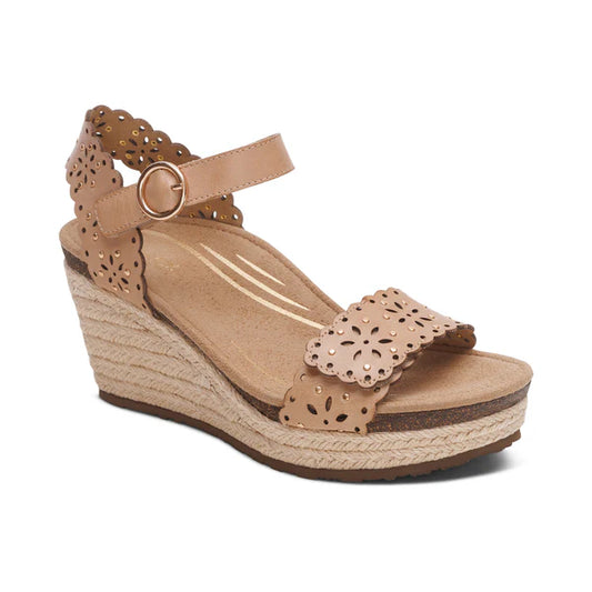 Aetrex Sydney Espadrille Wedge