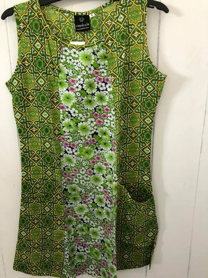 Rasaleela Ellen Tunic with panel - Green